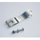 BRAKE SHIELD LEVER WITH SCREW - CHROME - (HAND POLISHING)